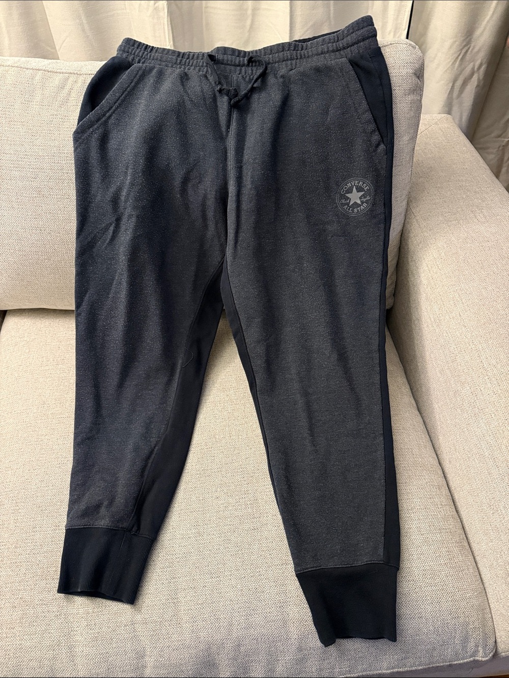 Converse Black & Charcoal Men's Jogger Sweatpants